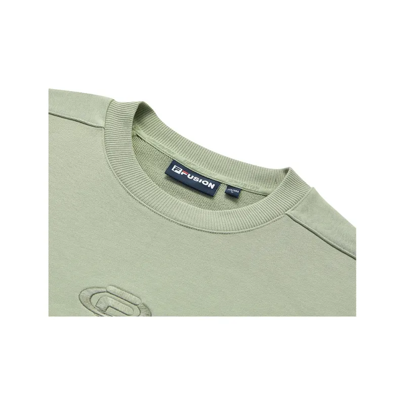 FILA FUSION Sweatshirt Men's Cyan Teal-2