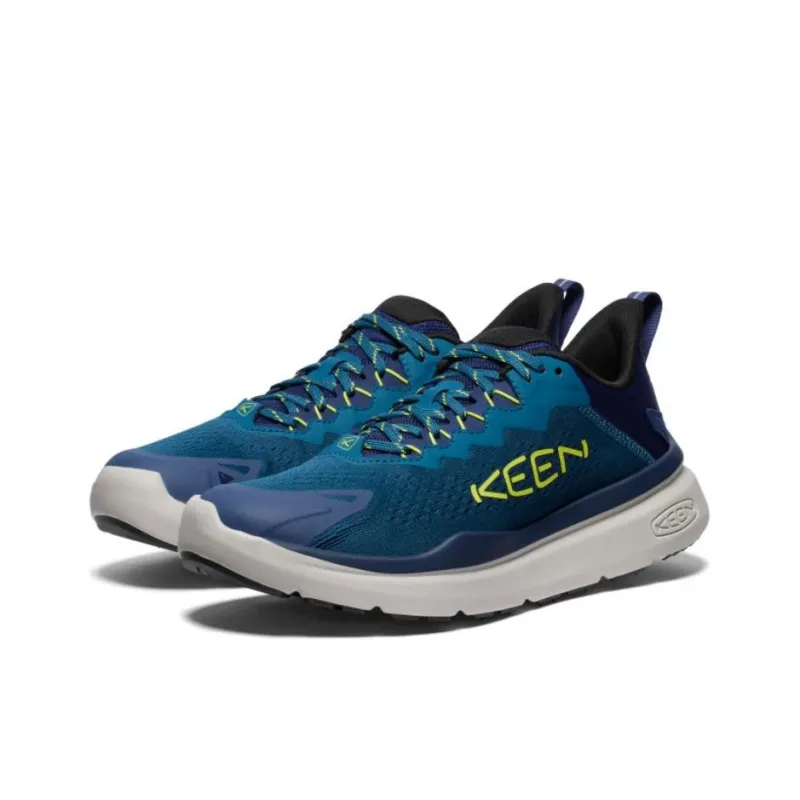 KEEN WK450 Anti Slip Wear Resistant Low Top Casual Shoes Men's Blue-3