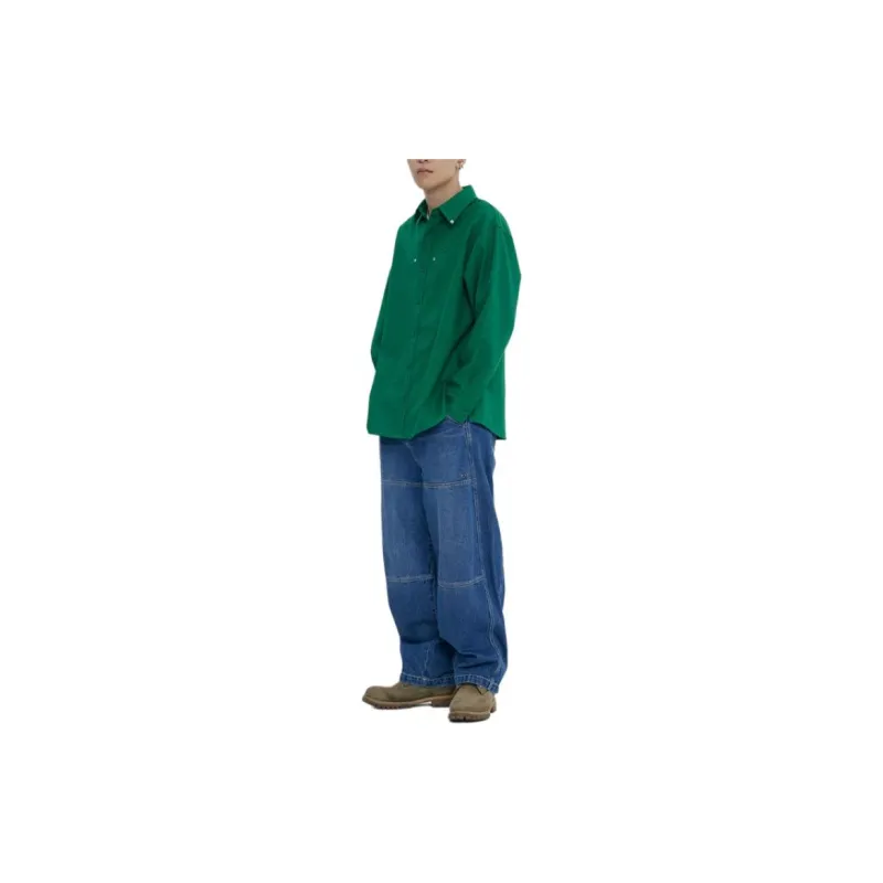 RMTCRW ROMANTIC CROWN FW24 Shirt Unisex Green-4