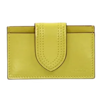 Jacquemus Leather Card Holder Women's Yellow