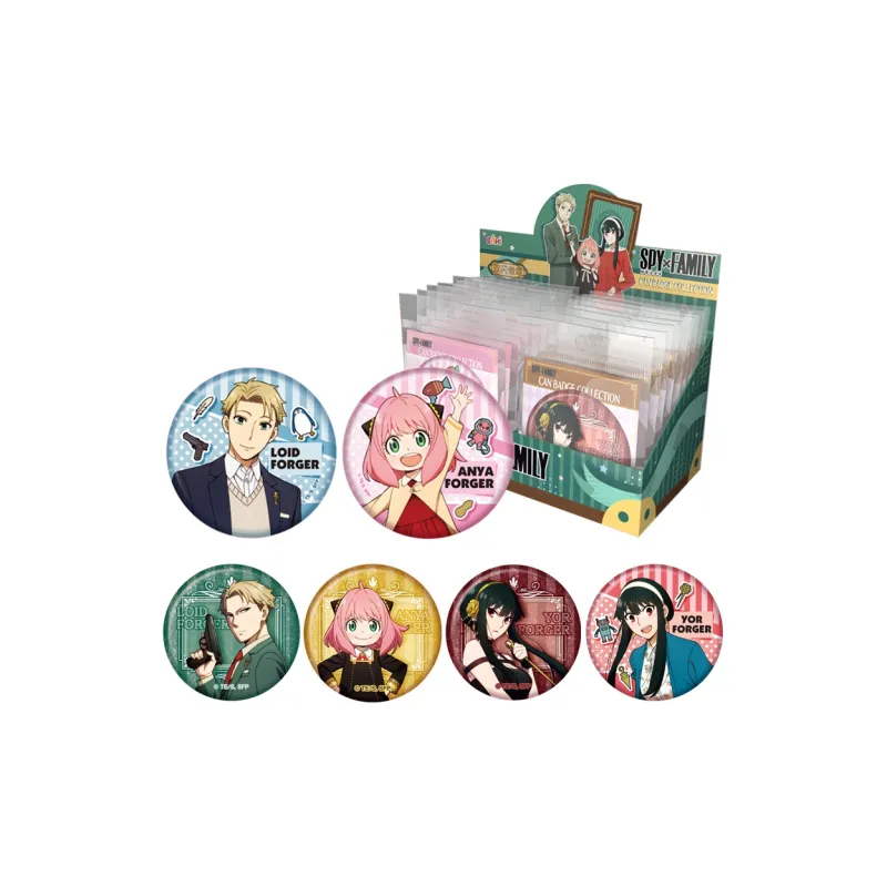 EAKI Anya Forger Loid Forger Yor Forger SPY X FAMILY Laser Double Flash Collection Badges-11