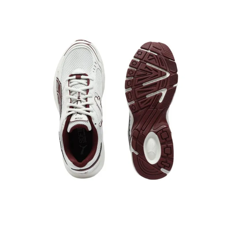 PUMA Axis Anti Slip Wear Resistant Low Top Casual Shoes Unisex White-4