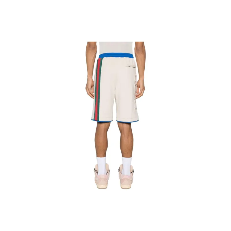 GUCCI Web Drawstring Shorts-5