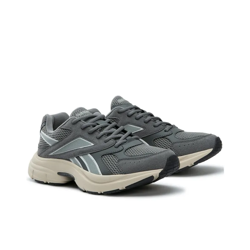 Reebok Wear resistant, Lightweight, Breathable, And Non slip. Low Top Running Shoes Unisex Gray-1