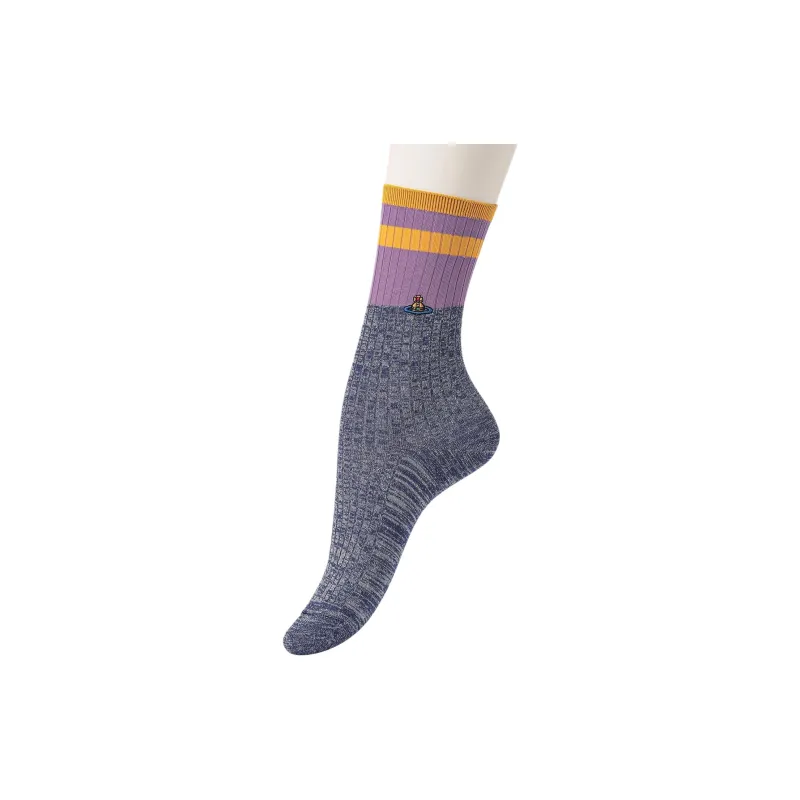 Vivienne Westwood Mid-Calf Socks Women's Blue-1