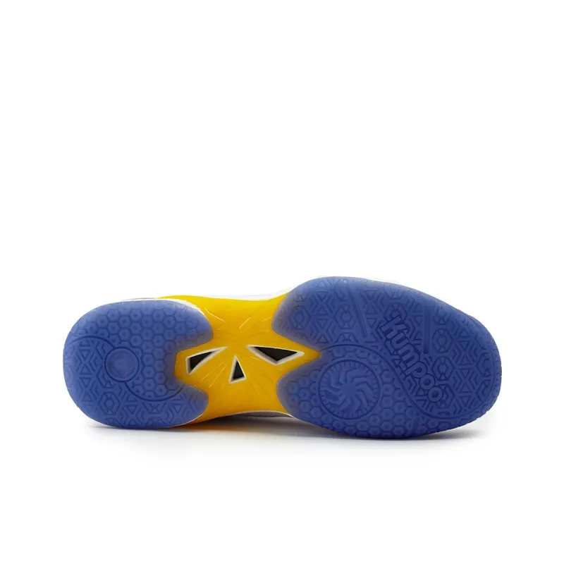 KUMPOO Badminton Shoes Unisex Low Top White/Blue Color-6