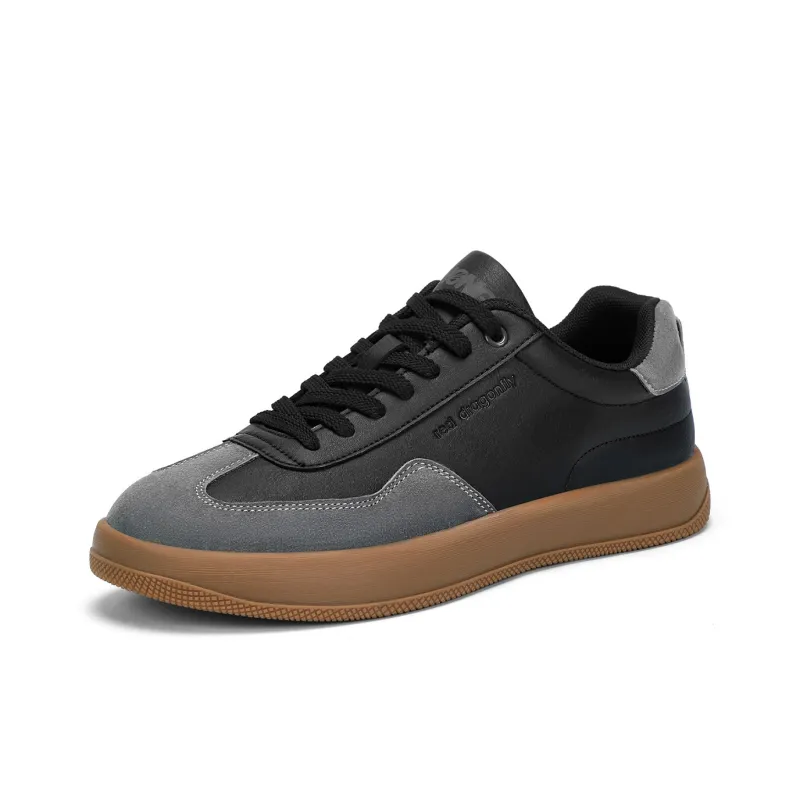 RED DRAGONFLY German Army Trainers Casual Shoes Men's Black White-0