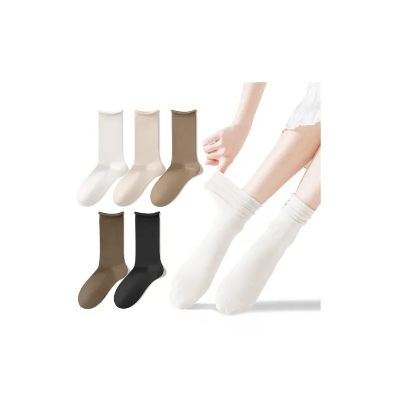 B&C.Room Mid Calf Socks Fall Winter Women's 5 Pack-9