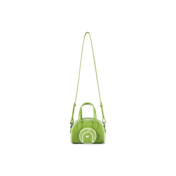 Crying Center PU Crossbody Handbag Regular Unisex Green