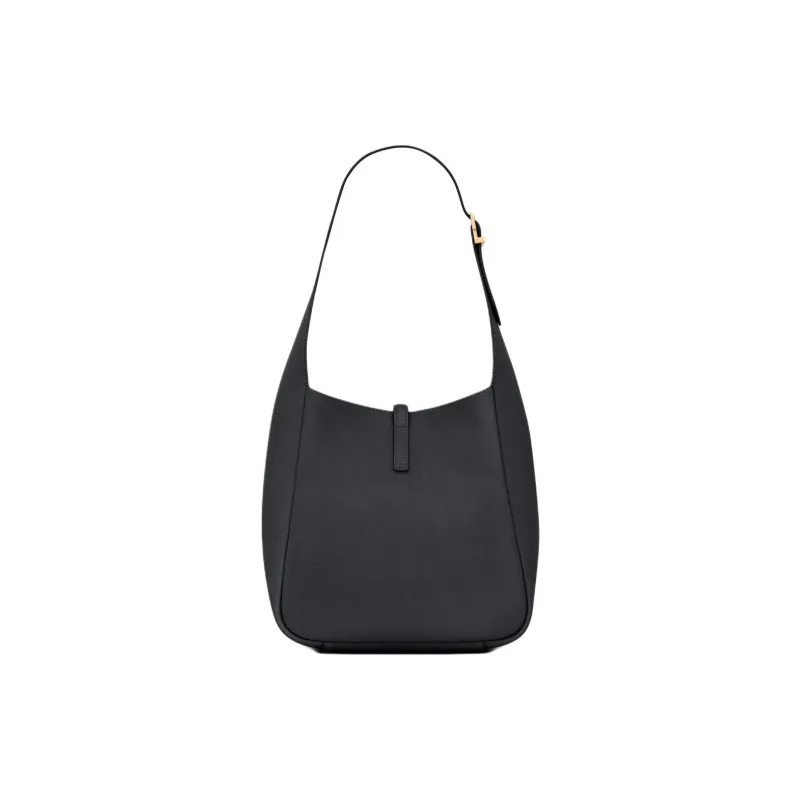 SAINT LAURENT LE5A7 Grained Leather Small Shoulder Bag Women's Abyss Blue-3