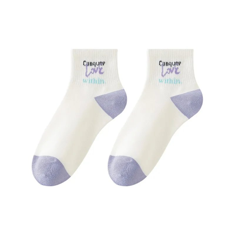 Lan Miao Mid Calf Socks Women's 5 Pack-1