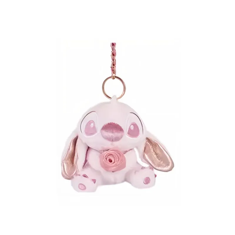 Disney Rose Party Collection Stitch Dolls Plush Pendant 12cm High-0