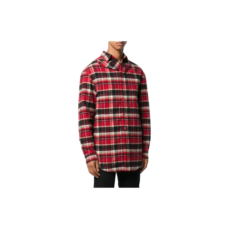 Balenciaga SS22 Shirt Loose Fit Style Men's Red-4