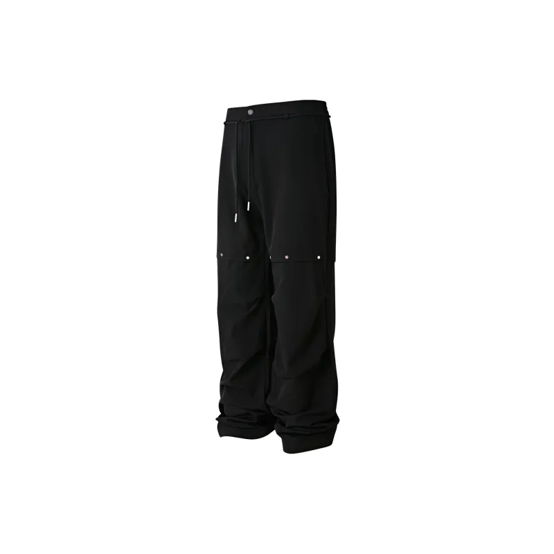 PASET FW24 Casual Pants Unisex Black-1