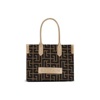BALMAIN B-Army 36 Pb Labyrinth Jacquard Tote Bag