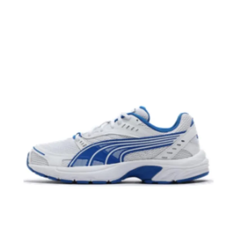 PUMA Axis Anti Slip Wear Resistant Low Top Casual Shoes Unisex White Blue-0