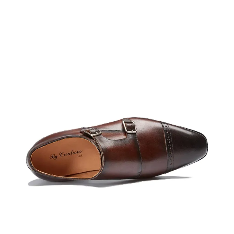 BY CREATIONS Dress Shoes Men's Coffee-5