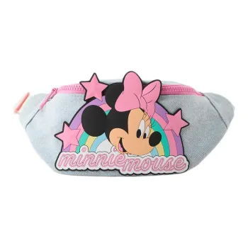 ZARA Disney/Disney Collaboration Cotton Fanny Pack Kids' Denim Blue