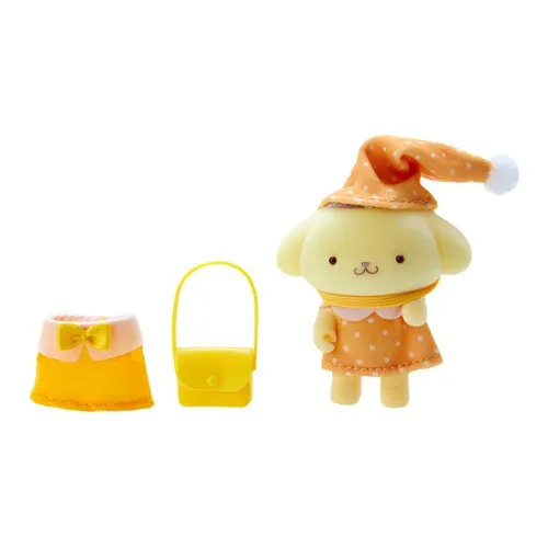 Sanrio Little World Collection Pompompurin/Pochacco Ornament Set/Doll Set Dolls Plush Doll 5.4cm Height