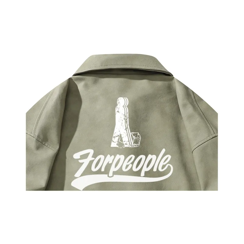 FAX FOR FMACM Leather Jacket Unisex-0