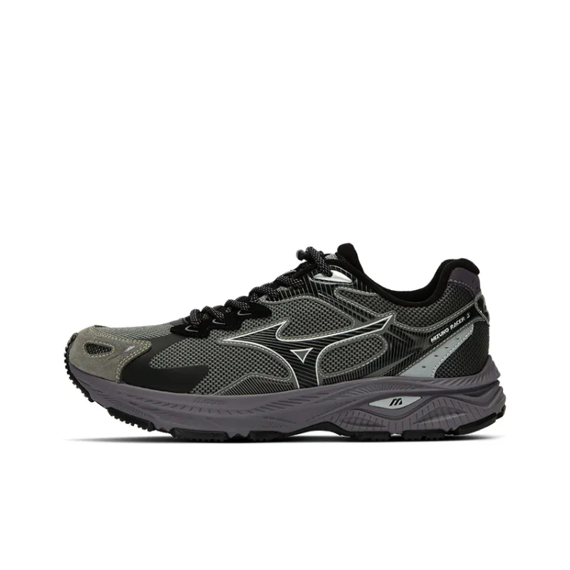 Mizuno Racer S Cushioning Anti Slip Wear Resistant Breathability Low Top Running Shoes Unisex Provence-0