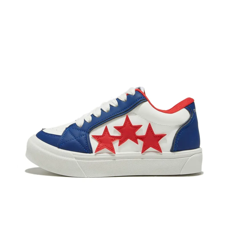 Medd Puffy Shoes Lightweight Low-Top Skateboard Shoes Women's Sea Blue-15