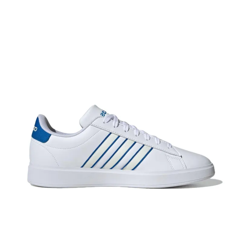 Adidas Grand Court 2.0 Cloud White Off White Bright Royal-1