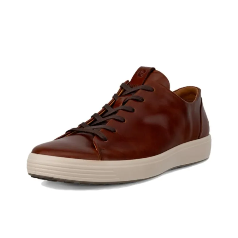 Ecco Soft 7 Low Top Skateboard Shoes Men's Brown-2
