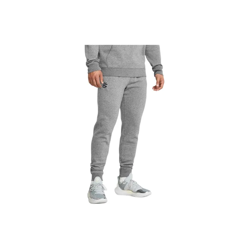 Under Armour Curry Splash Knitted Sports Pants Men's Dark Gray-2