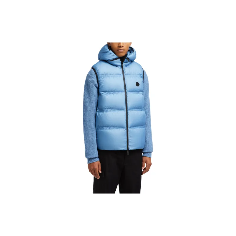 Moncler Zip Up Hooded Padded Gilet-2