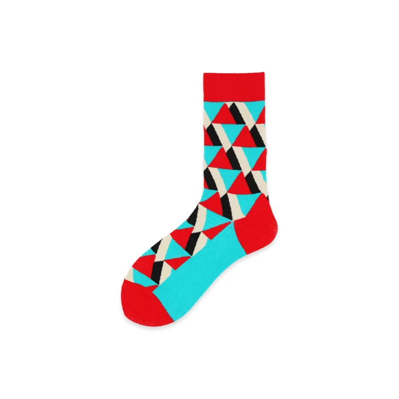 Flowers In Water Mid Calf Socks Men's 4 Pack-4