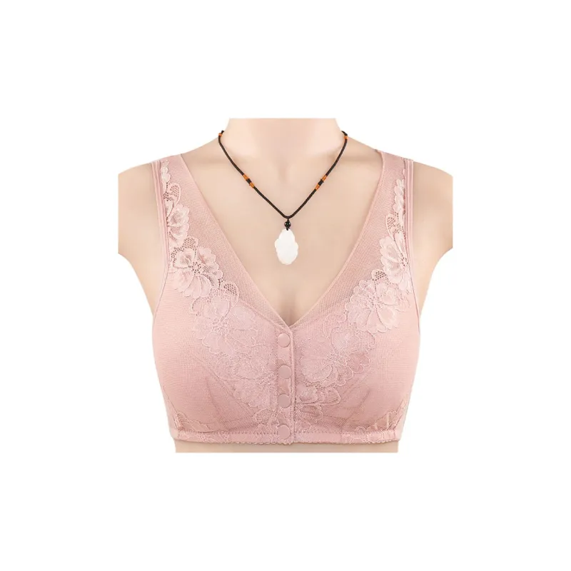 Flowers in water Women's Bras-4