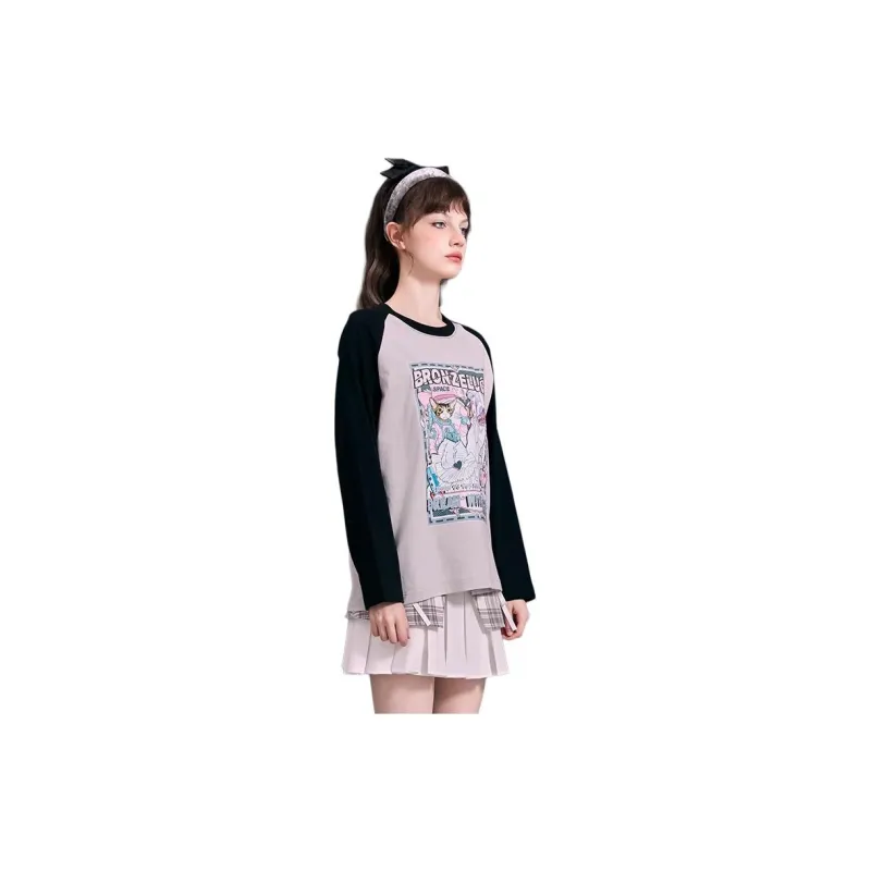 Bronze Lucia T Shirt Unisex Light Gray-1