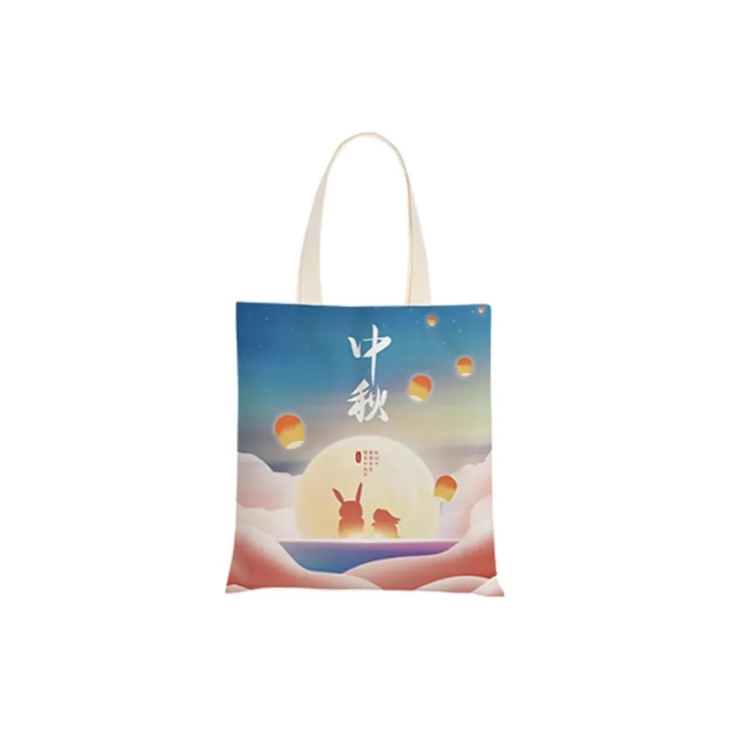 AOSONG Canvas Bag, Tote Bag, Shopping Bag, Handbag, Shoulder Bag Regular Unisex Multicolor-47