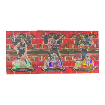 PANINI Wagner+DeRozan+Garland 2023 24 SELECT Red Fold, Teca, Player Card, Card Product Access Sports Cards 3 Pcs