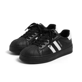 HUANQIU Abrasion Resistant, Lightweight, And Breathable Low Top Skateboard Shoes Women's