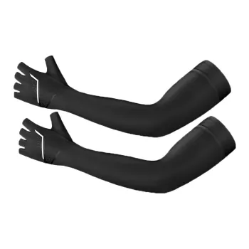 TANLU Riding Equipment Oversleeve Outdoor Basketball Fishing Unisex Nylon Elastane 1 Pair Black White