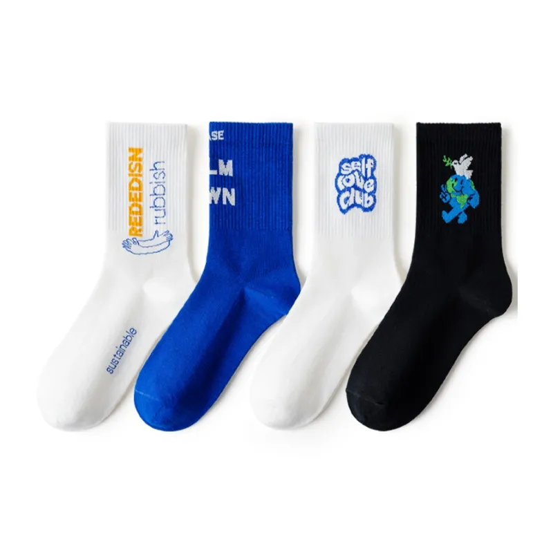 Caramella Mid Calf Socks Women's 4 Pack-1
