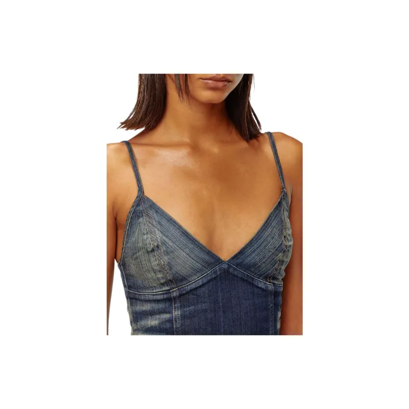 DIESEL De Fulvy Top D Tank Top Denim-2
