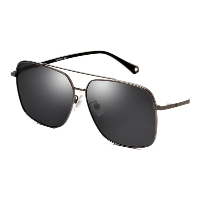 SEROVA Alloy Metal Irregular Shape Ink Lenses Unisex-1