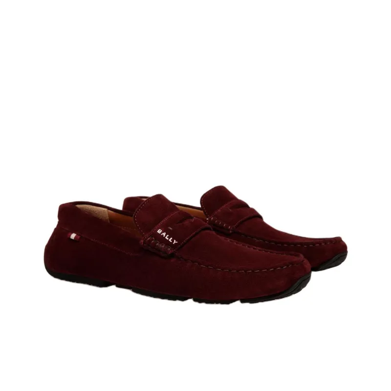 BALLY Pilot Driver Suede Loafers-2