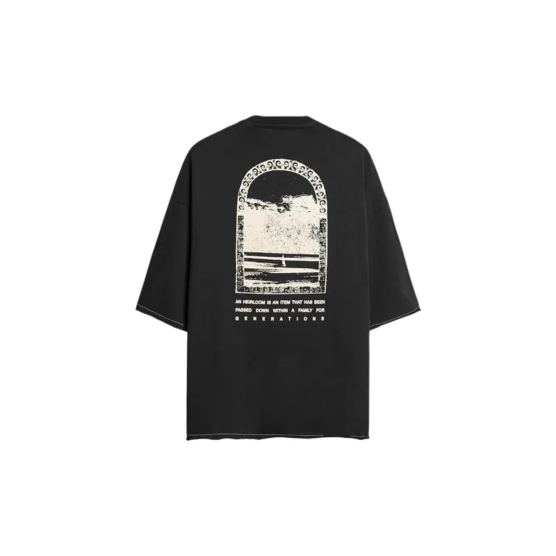 ZARA T Shirts Men Black-1