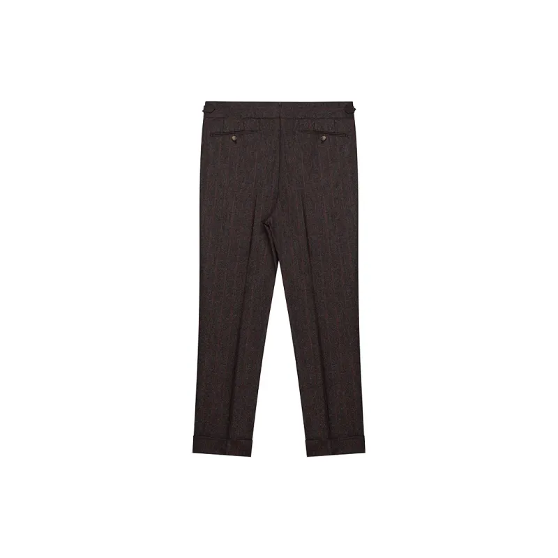 J.D.V Suit Trouser Men's Coffee-1