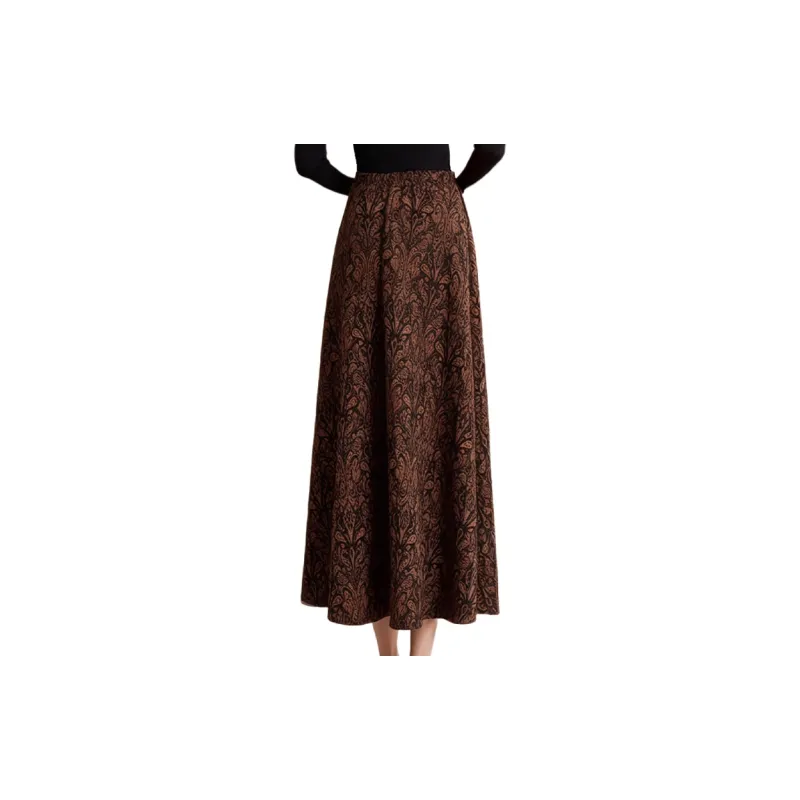 Mapping Casual Long Skirts Women's-1