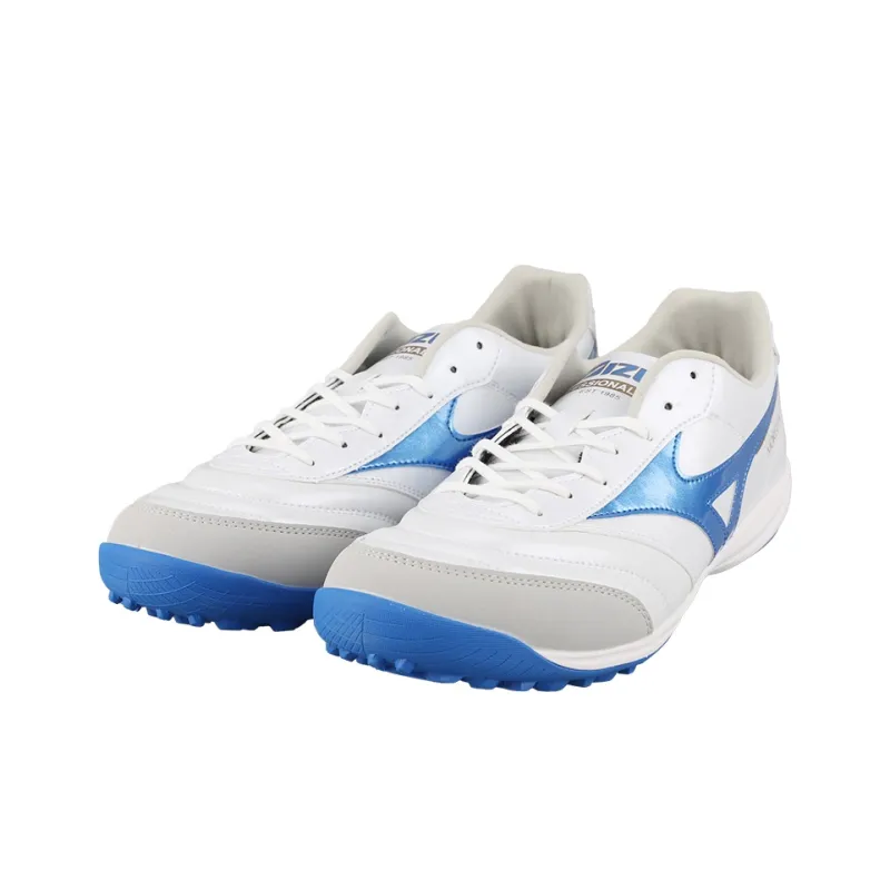 Mizuno Cushioning Soccer Shoes Unisex White Blue-2