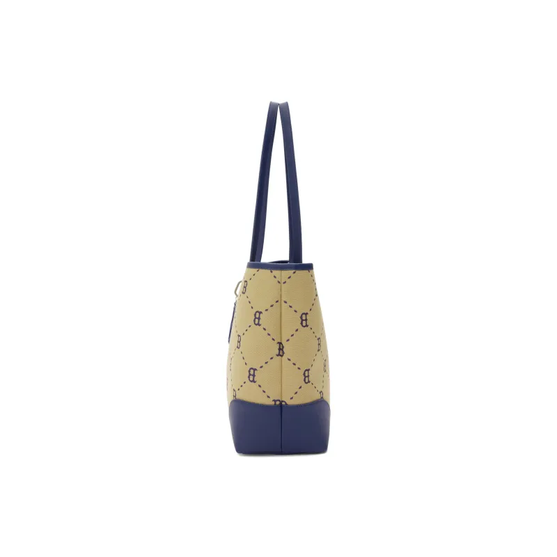 MLB Polyester Blended Cotton Tote Bag Handbag Shoulder Bag Backpack Regular Unisex Khaki-2