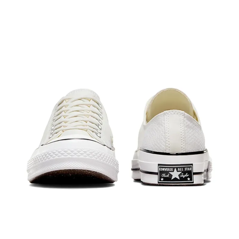 Converse Chuck 70 Anti Slip Wear Resistant Low Top Skateboard Shoes Unisex Ecru-3