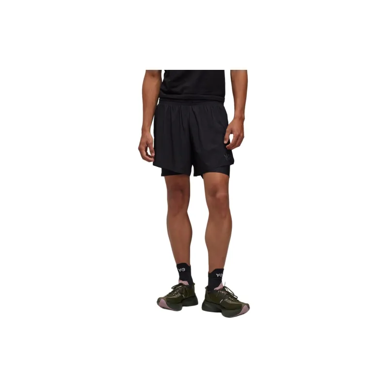 Y 3 Free Shipping With AdiClub Y 3 Running Shorts With Tights-3