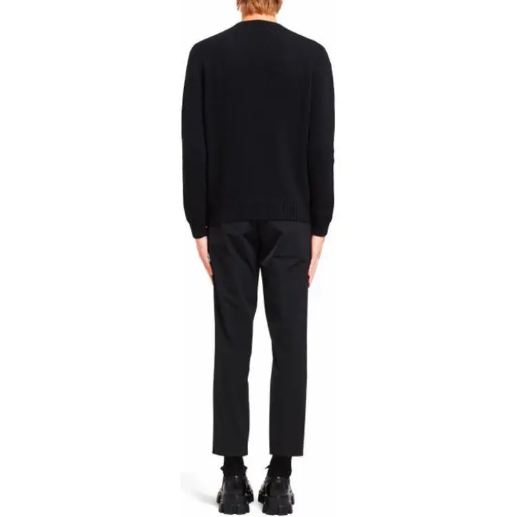 PRADA Cashmere Sweaters Men Dark Blue-2