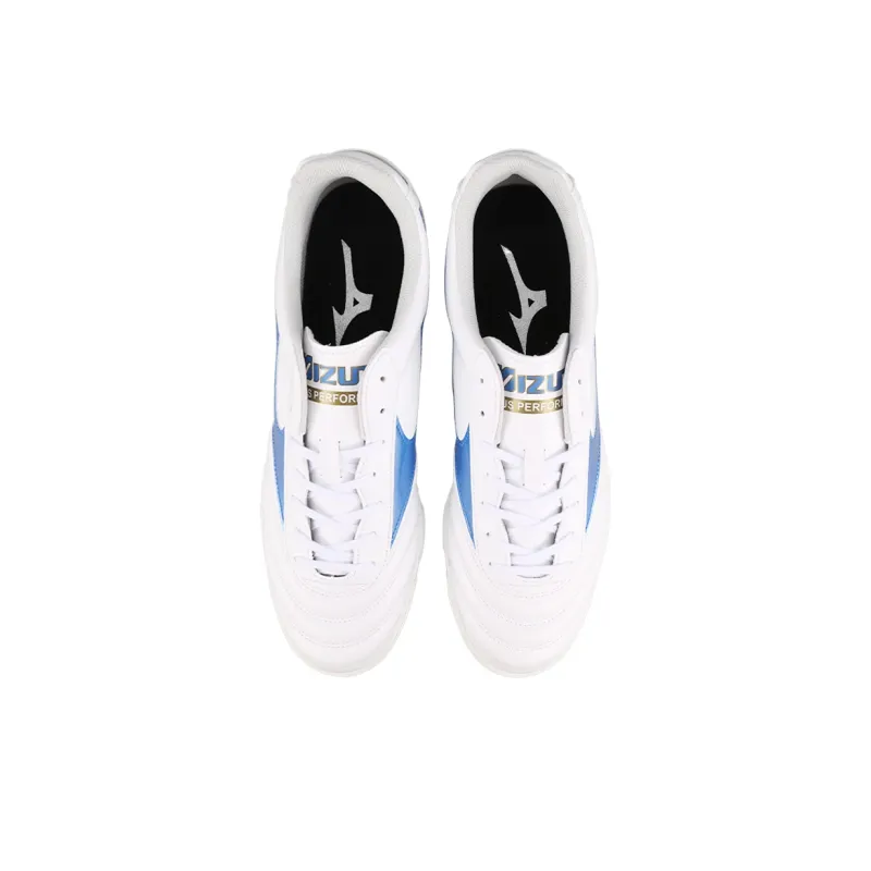 Mizuno Slip Resistant Soccer Shoes Men's White Blue-3
